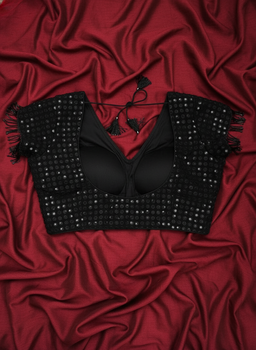 Bling it on Blouse - Black