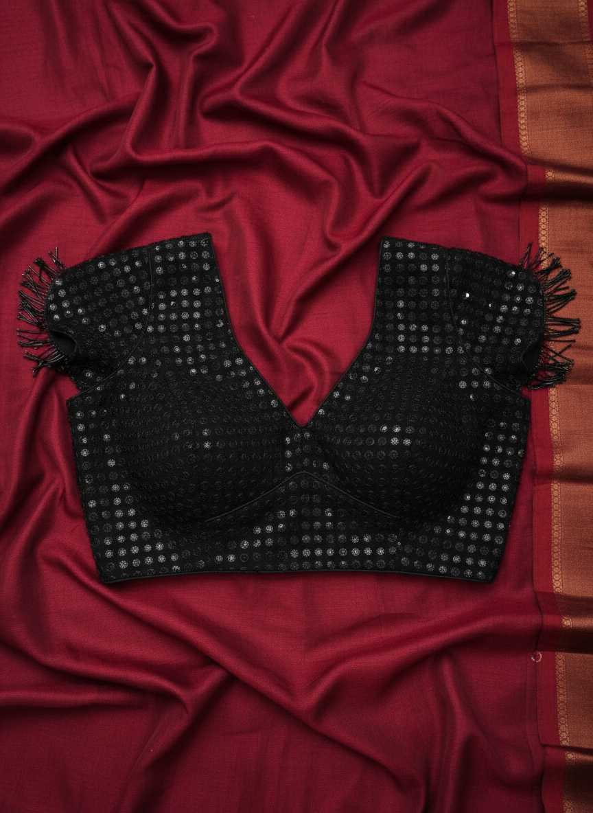 Bling it on Blouse - Black