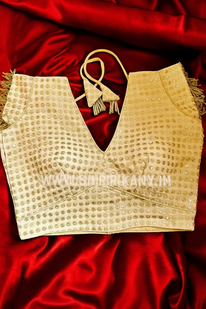 Bling it on Blouse - Golden