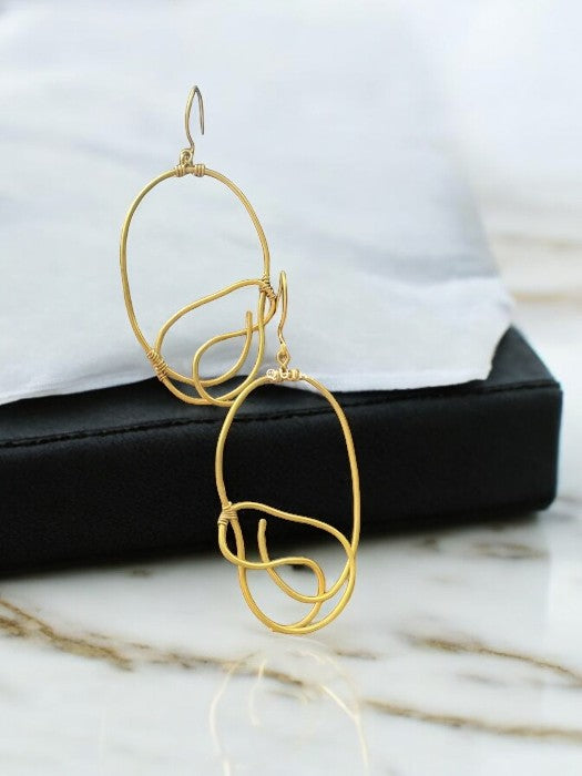 chaotic-egg-brass-earrings