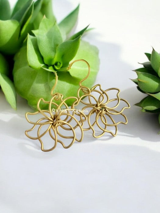 small-charki-flower-brass-earrings