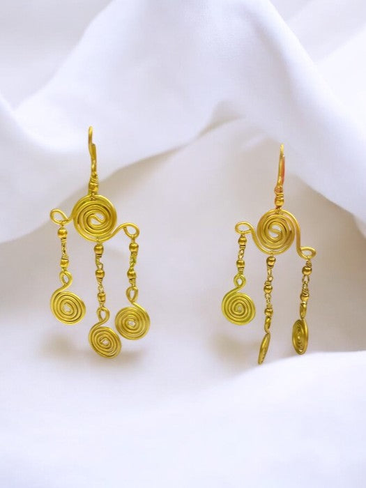 cascading-spirals-brass-earrings