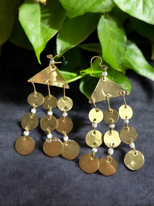 disc-chandelier-brass-earrings