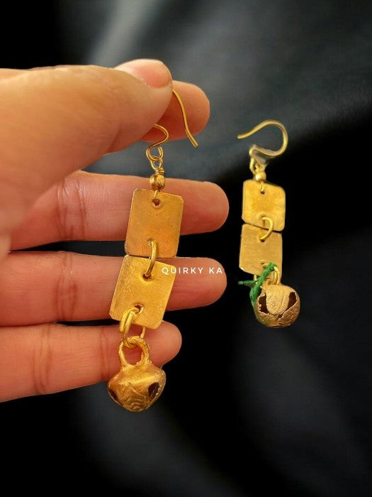 double-square-ghungru-brass-earrings