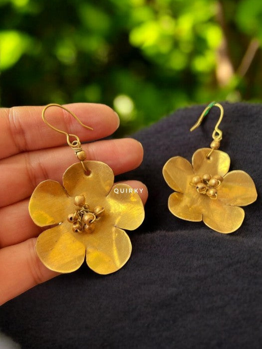 ghungru-flower-brass-earrings