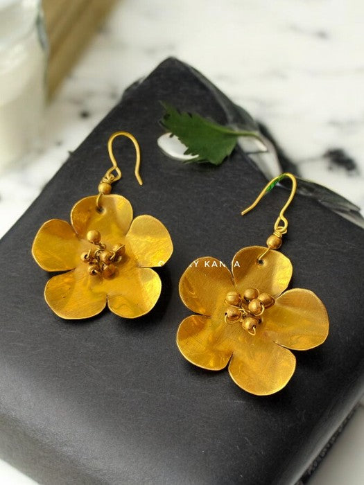 ghungru-flower-brass-earrings