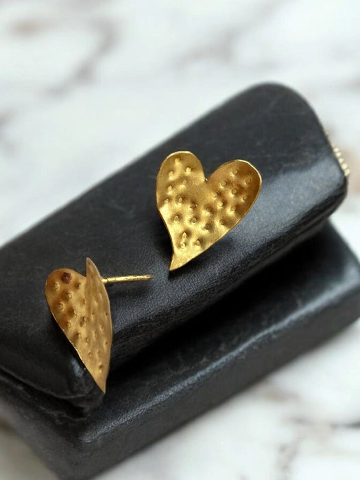 heart-brass-stud-earrings