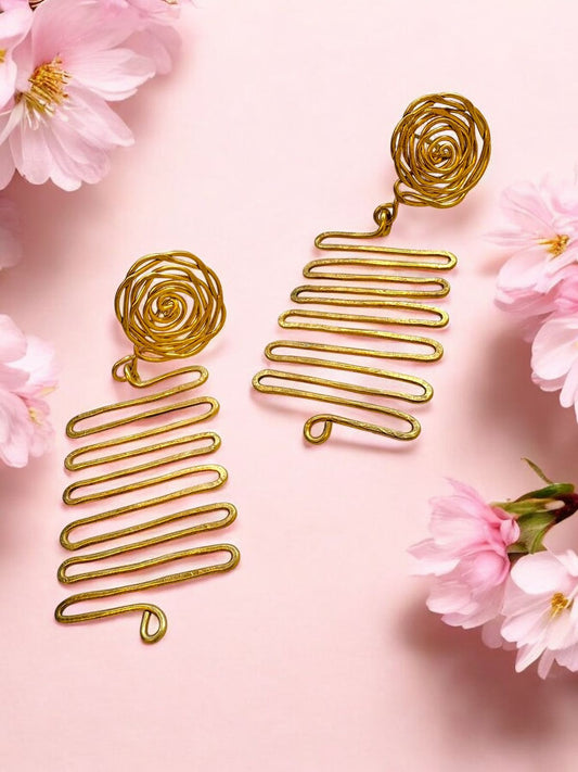 rose-zigzag-brass-earrings