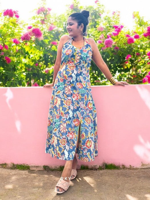 shanaya-printed-cotton-halterneck-long-dress