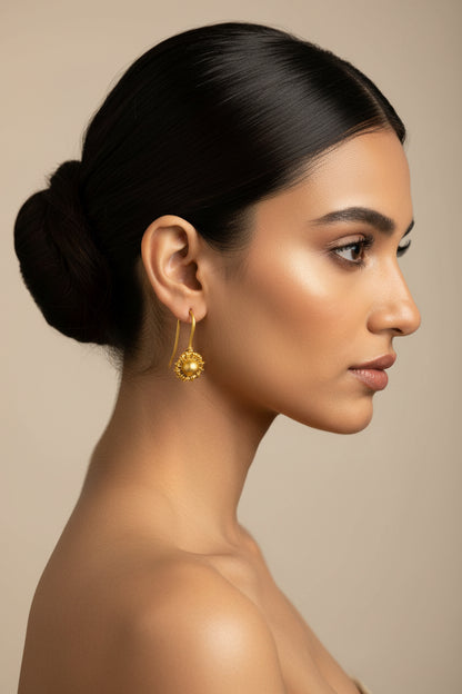 tiny-round-brass-earrings