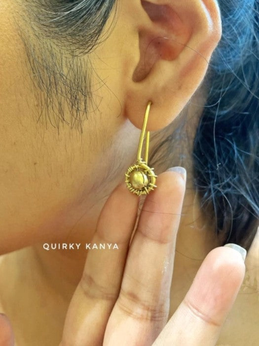 tiny-round-brass-earrings