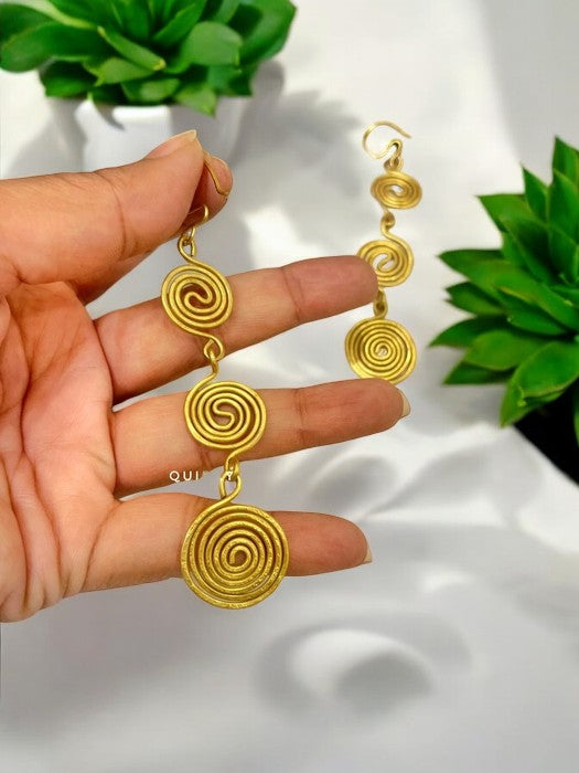 triple-spiral-brass-earrings