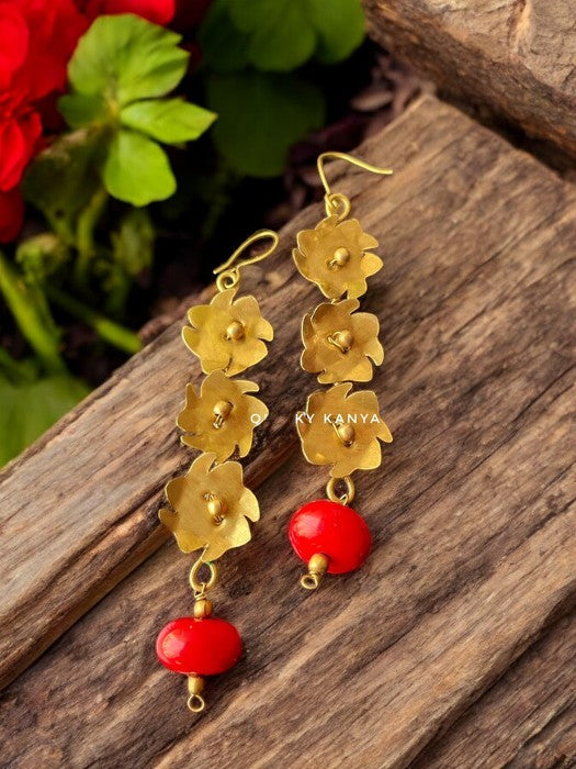 triple-shiuli-red-stone-brass-earrings