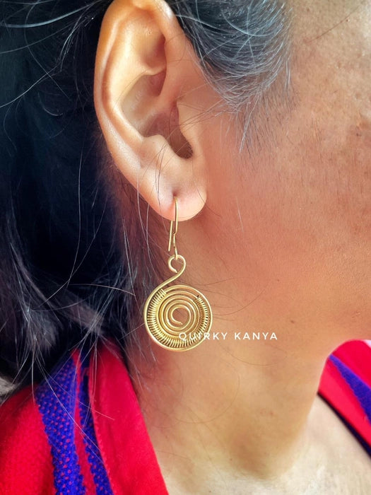 tiny-wired-spiral-brass-earrings